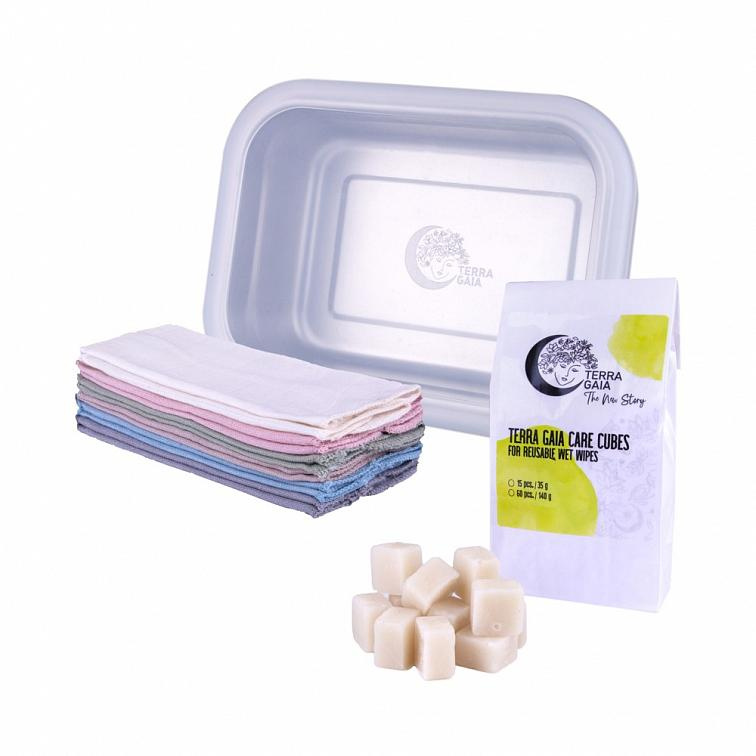 Natasha Care Cubes sada na výrobu vlhčených ubrousků