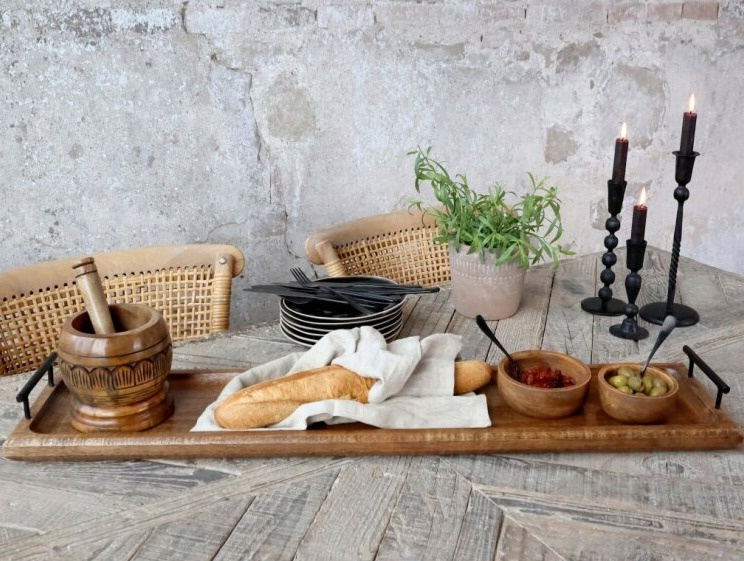 Servírovací podnos s rúčkami