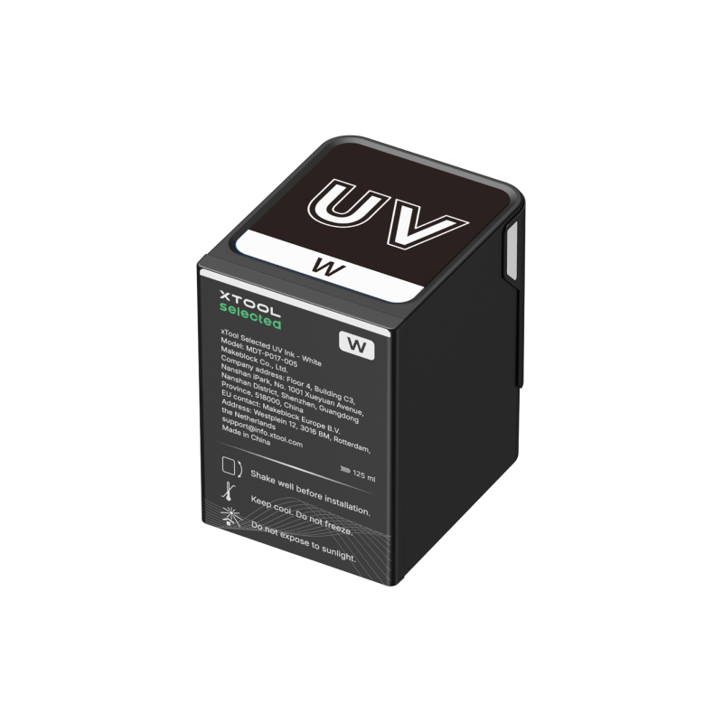 xTool Selected UV Ink White 125ml - xTool O1 Omni Printer