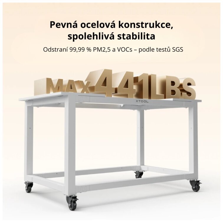 xTool Mobile Work Stand - Mobilní pracovní stojan pro P3