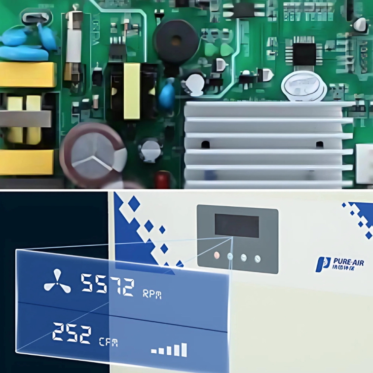 Odsávač výparů Pure-Air PA-800TS-LT-HP-IQ - Čistička vzduchu