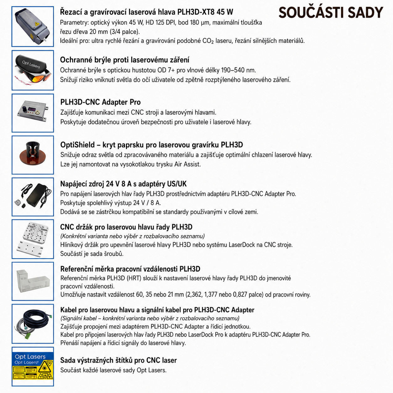 Laserová sada i2R XT8 45W Plug&Play