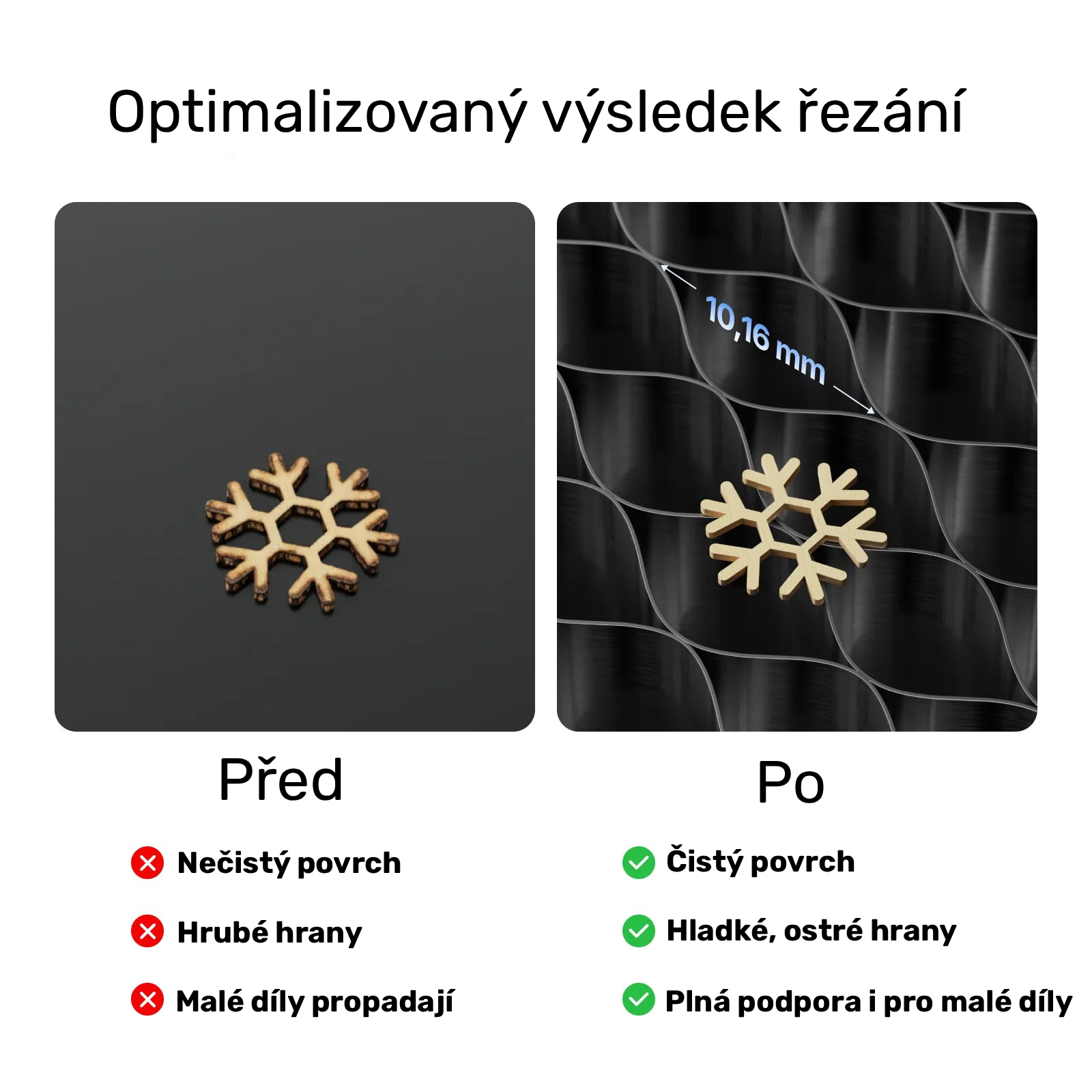 xTool Honeycomb P3 (voštinová podložka)