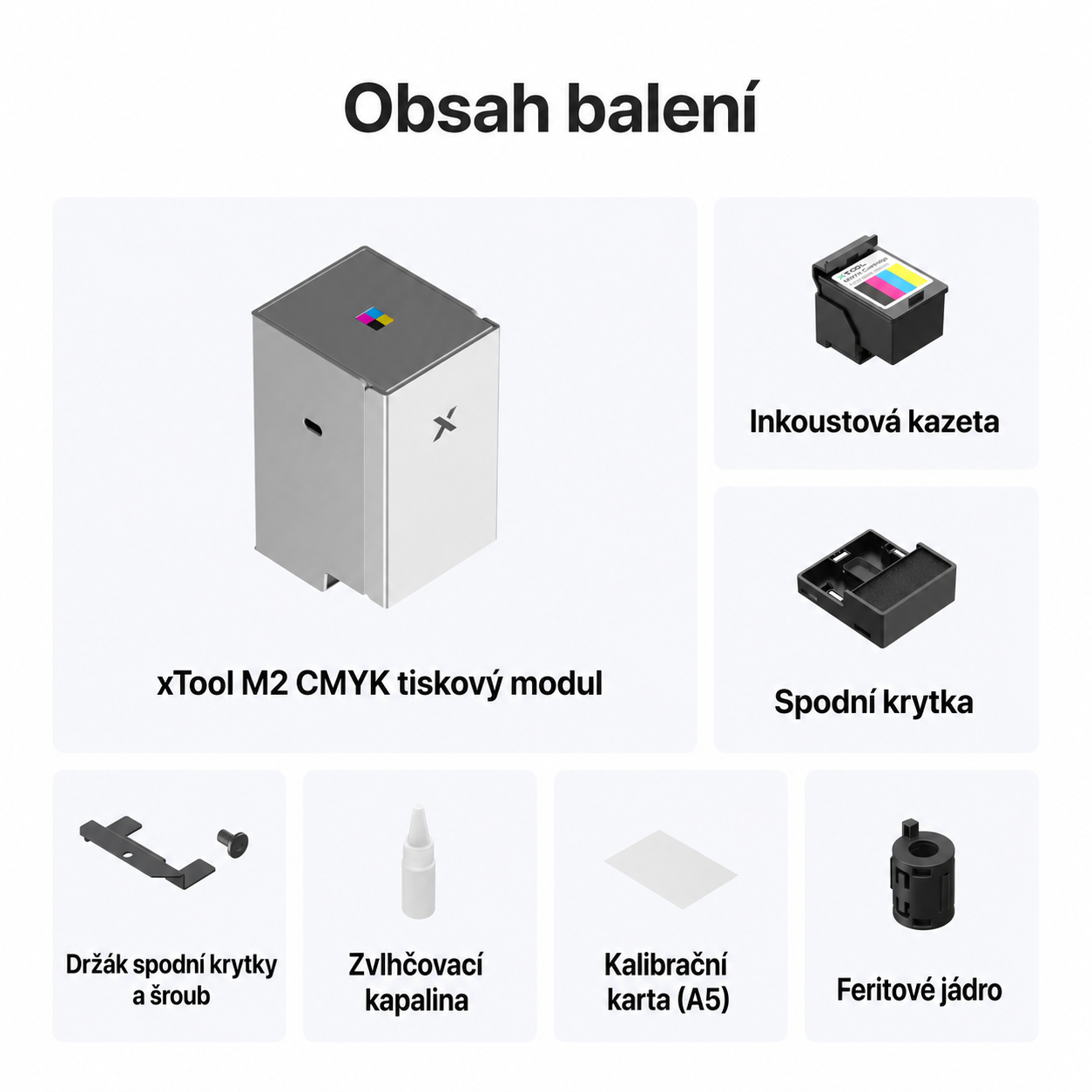 xTool M2 CMYK - Inkoustový tiskový modul