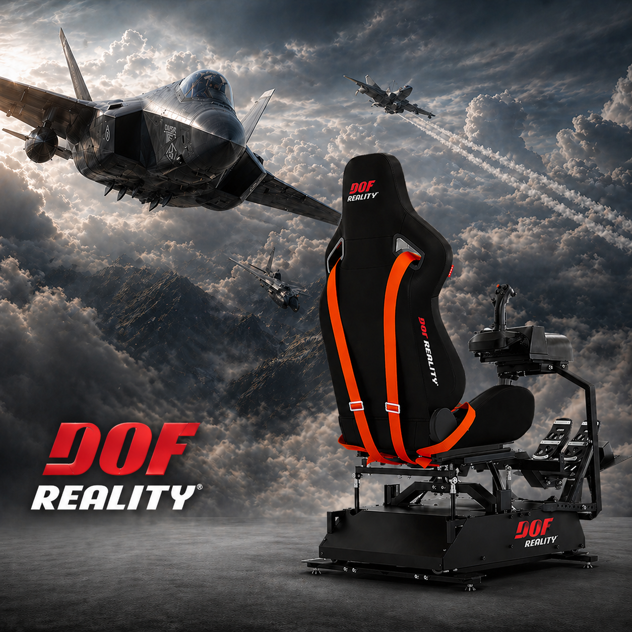 DOF Reality Pro P4 4-axis Profesionální letecká pohybová platforma (4 osy)