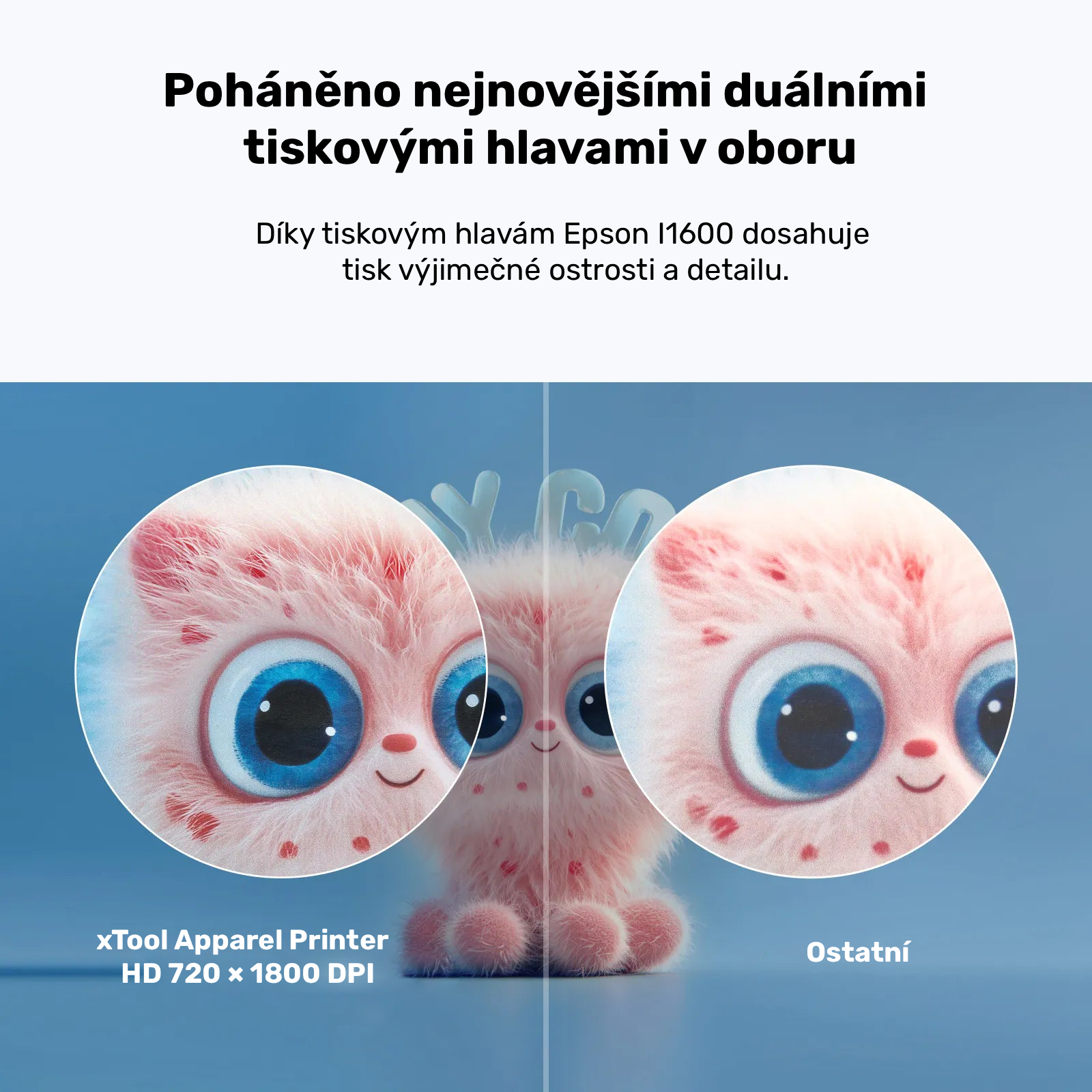 xTool Apparel Printer: Jednokliková DTF tiskárna - Versatile Bundle