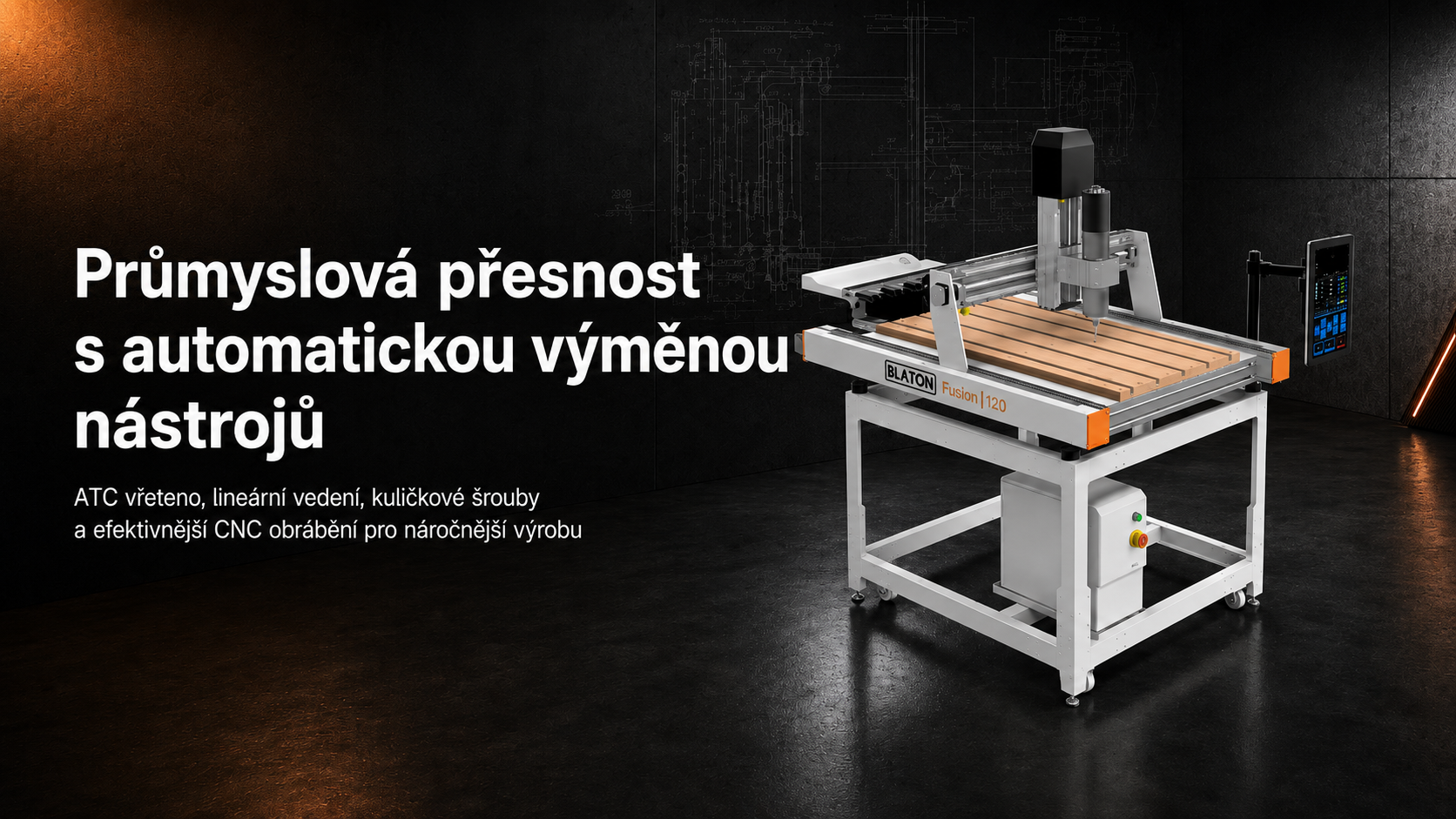 BLATON CNC - Fusion 120 ATC 2200W Liquid