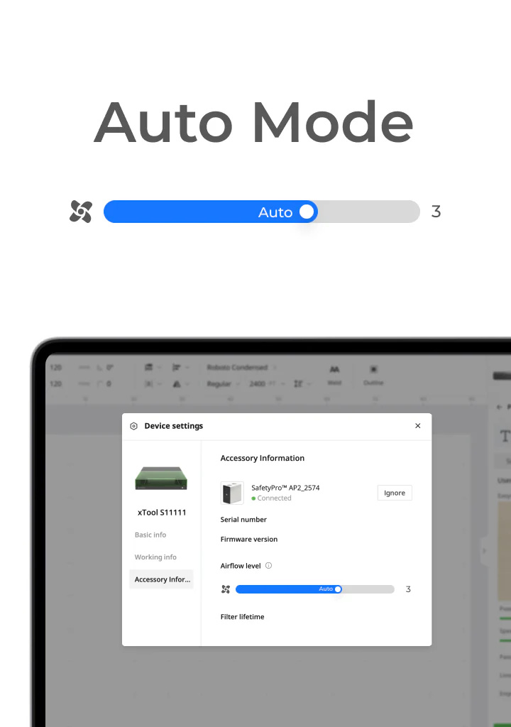 Čistička vzduchu Air Purifier xTool SafetyPro™ AP2 Max se systémem SuperCyclone