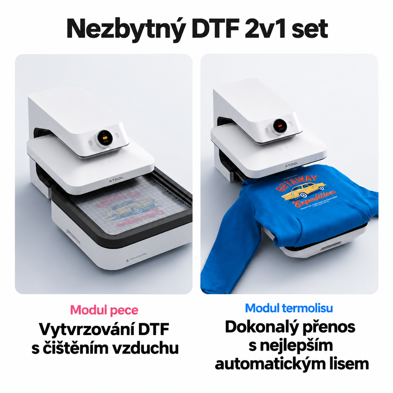 xTool O1 Omni Printer - DT + UV - Print and Press Deluxe Bundle
