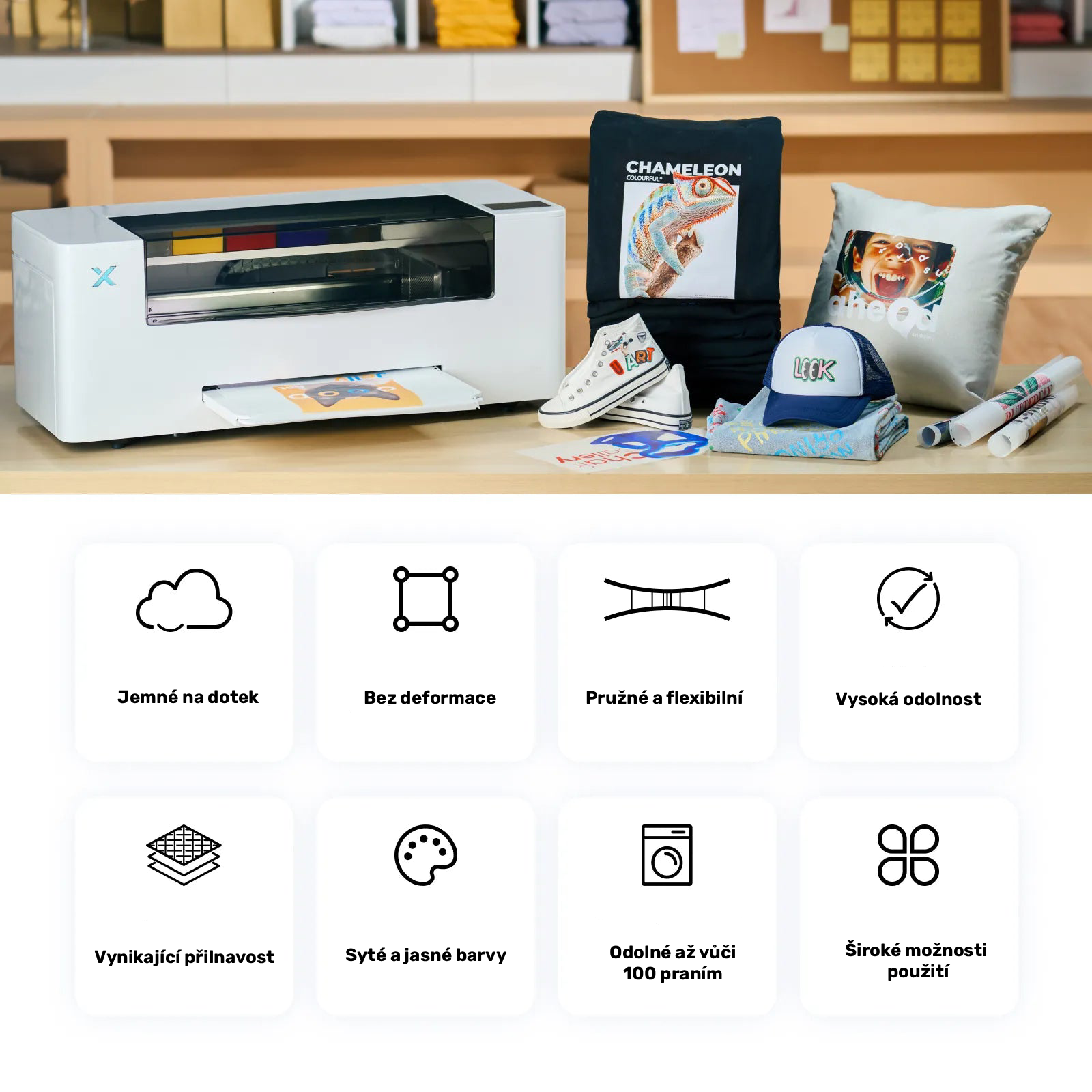 xTool Selected Apparel Printer - Prášek do tiskárny