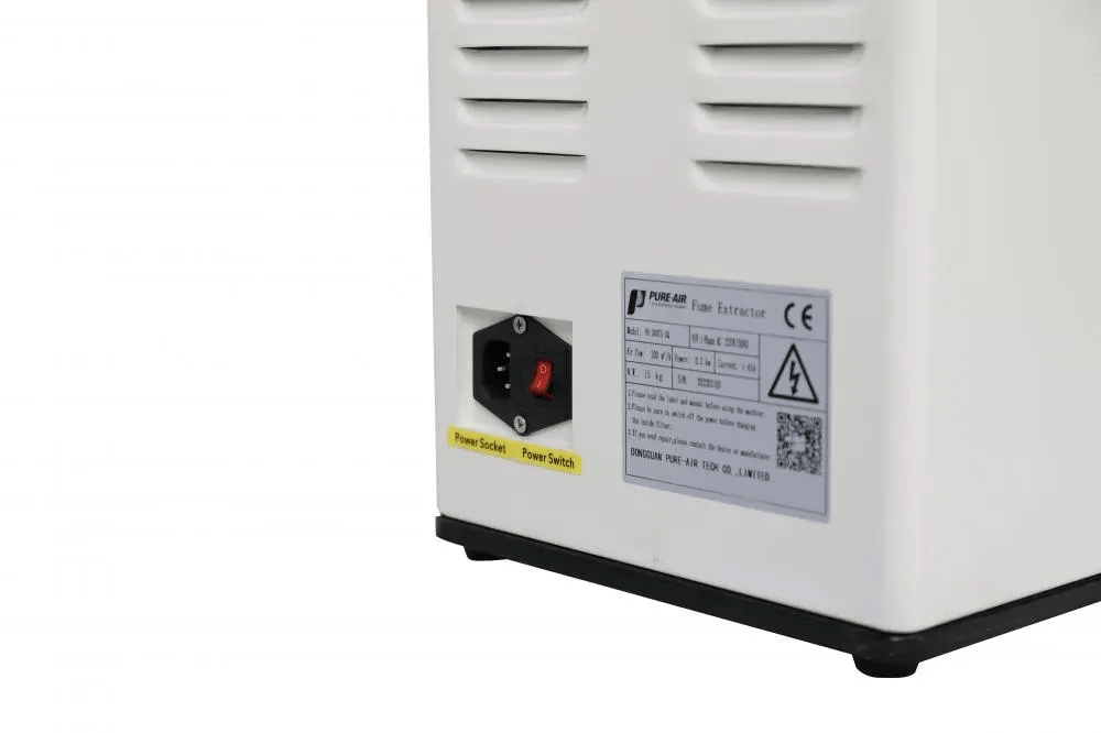 Odsavač par Pure-Air PA-300TS-IQ - vhodný pro malé a galvo lasery