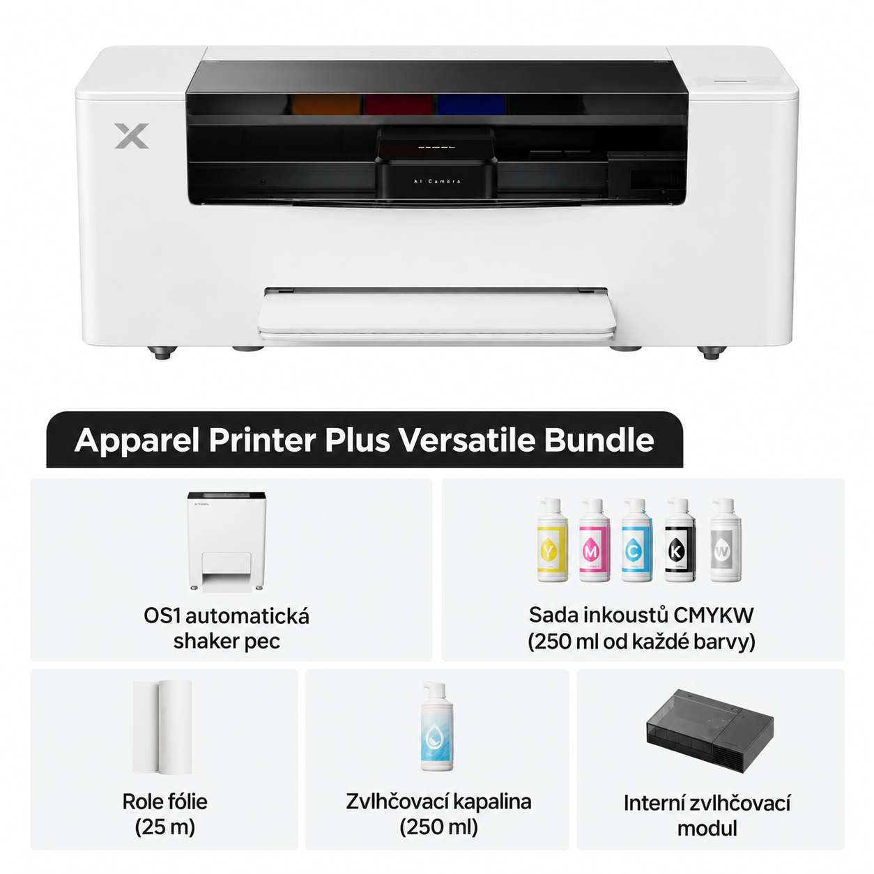 xTool Apparel Printer Plus Versatile Bundle