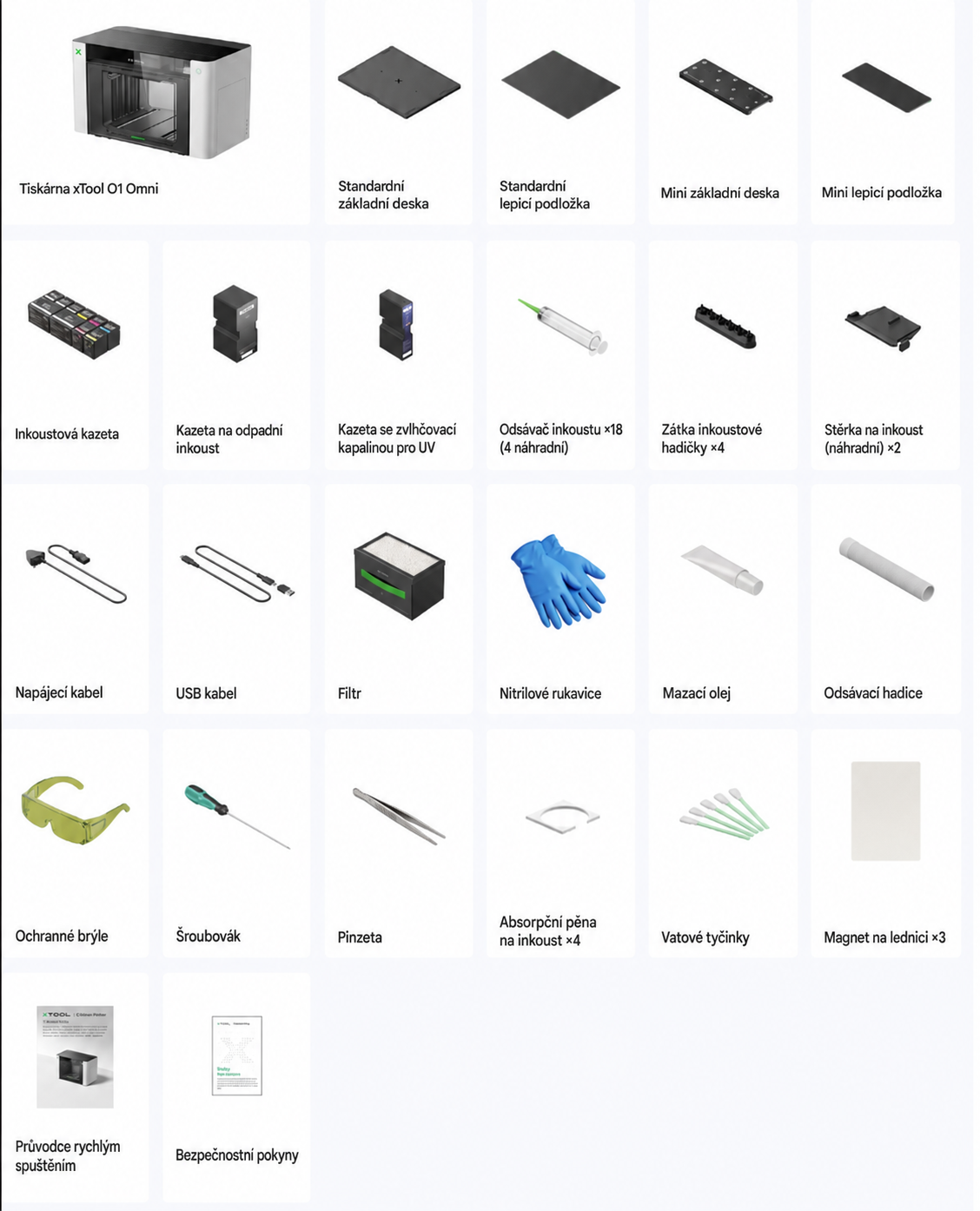 xTool O1 Omni Printer - Dual UV - Versatile bundle