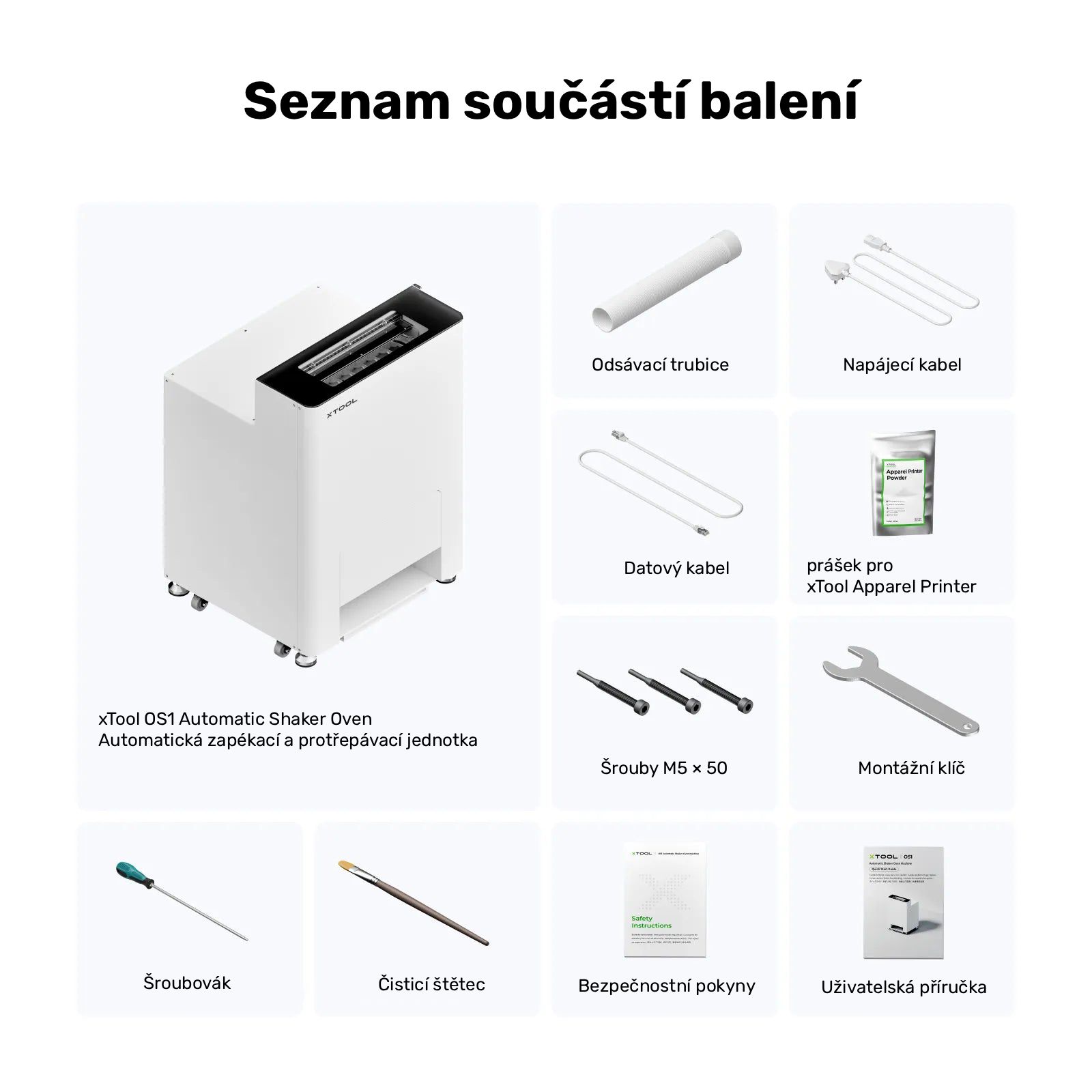 xTool OS1 Automatic Shaker Oven Machine - Automatická zapékací a míchací pec