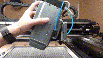 LaserDock PRO - Laserová magnetická dokovací stanice na CNC