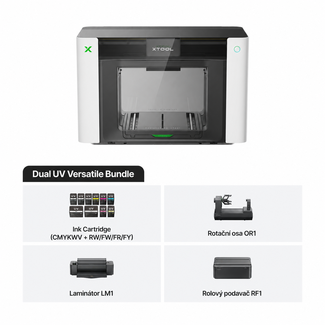 xTool O1 Omni Printer - Dual UV - Versatile bundle