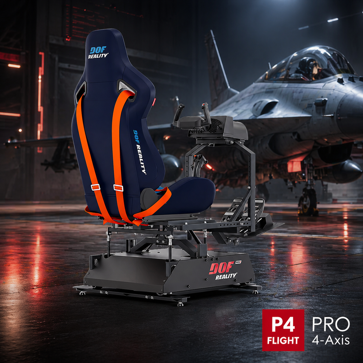 DOF Reality PRO P4 4-axis Profesionální letecký simulátor (4 osy) - KOMPLETNÍ SADA