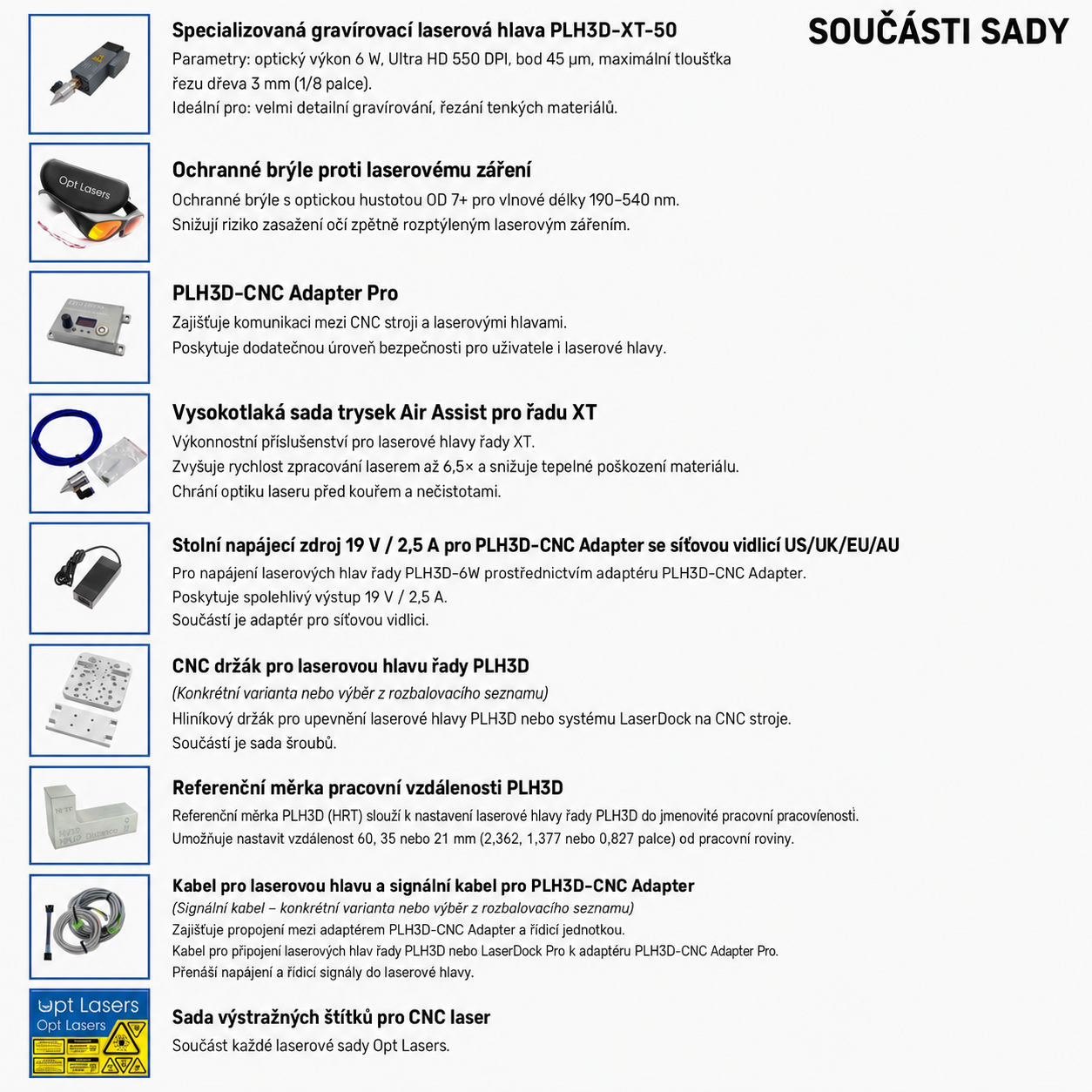 Laserová sada I2R XT-50 6W