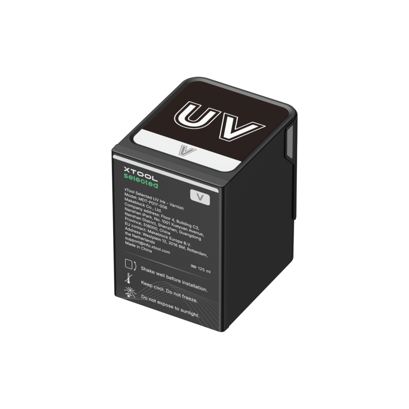 xTool Selected UV Ink Varnish 125ml - xTool O1 Omni Printer
