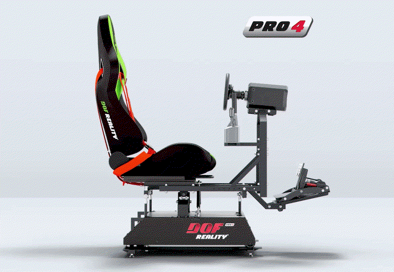 DOF Reality PRO P4 4-axis Závodní pohybový simulátor (4 osy) - KOMPLETNÍ SADA