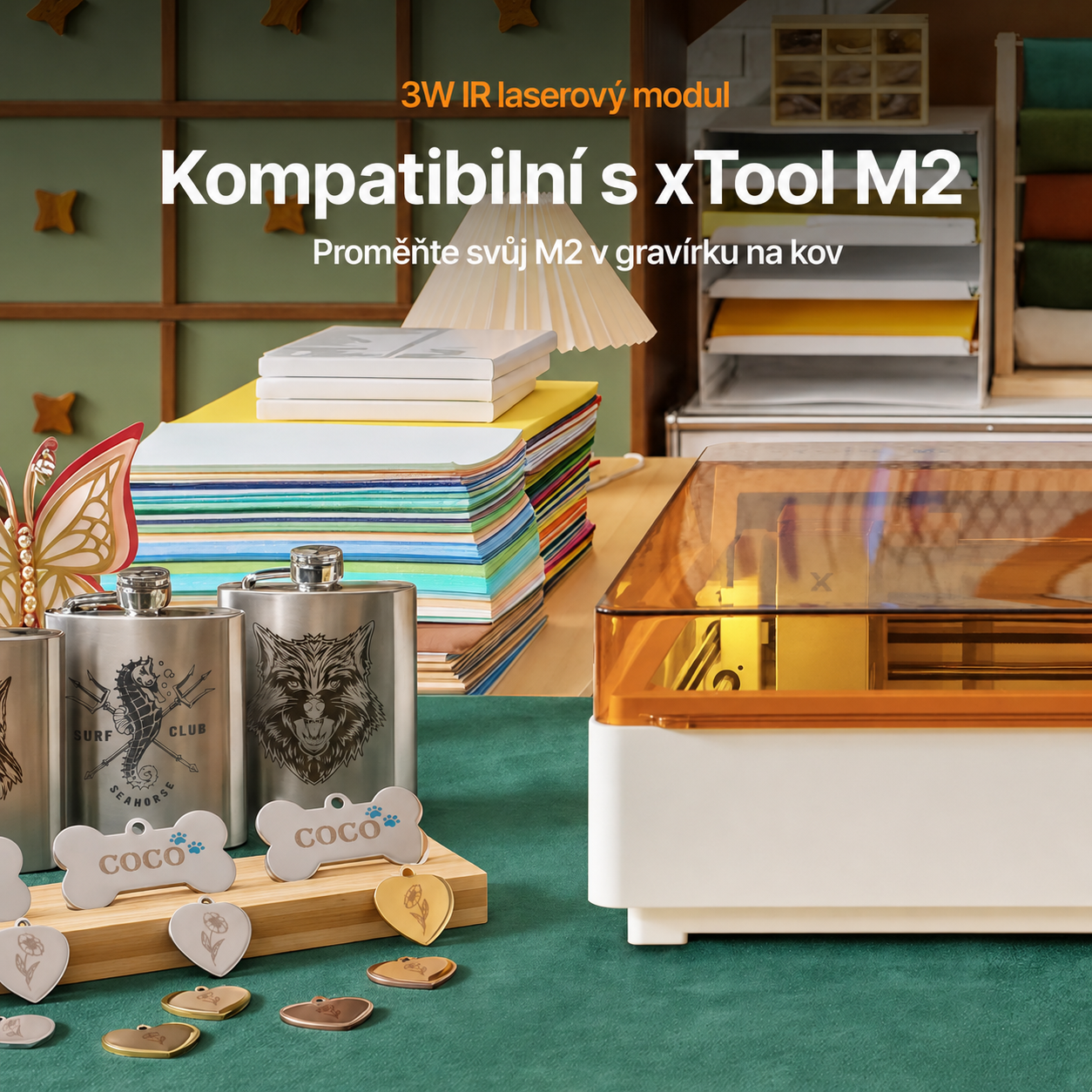 xTool M2 3W - infračervený laserový modul