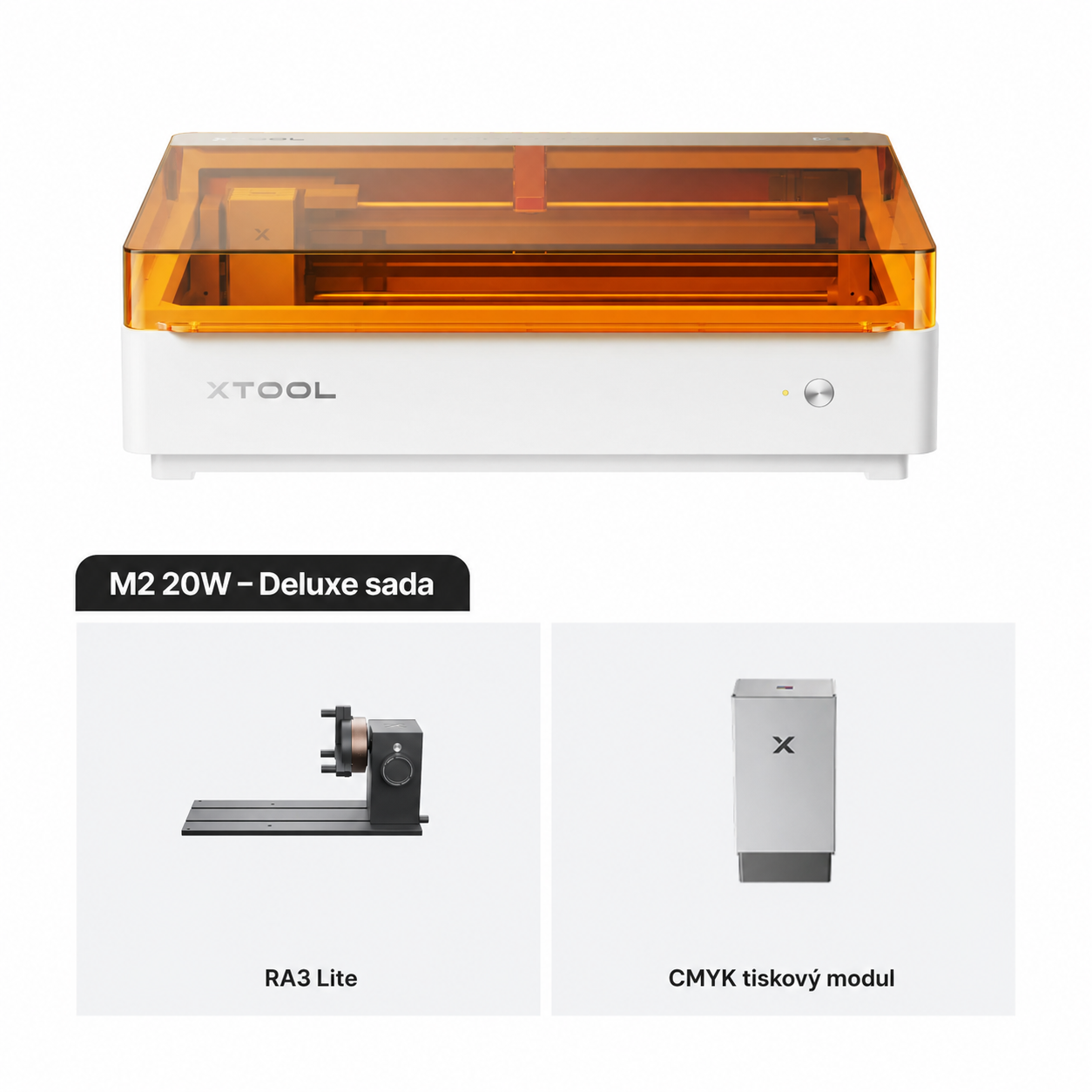 xTool M2 20W diodový laser - Deluxe bundle