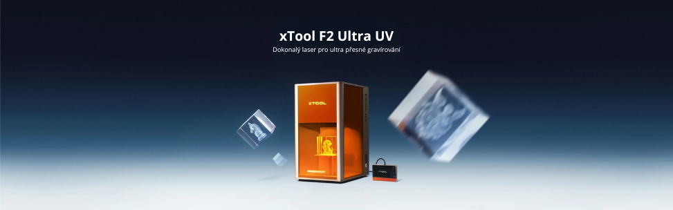 xTool F2 Ultra UV profesionální laserová gravírka 5W 355nm