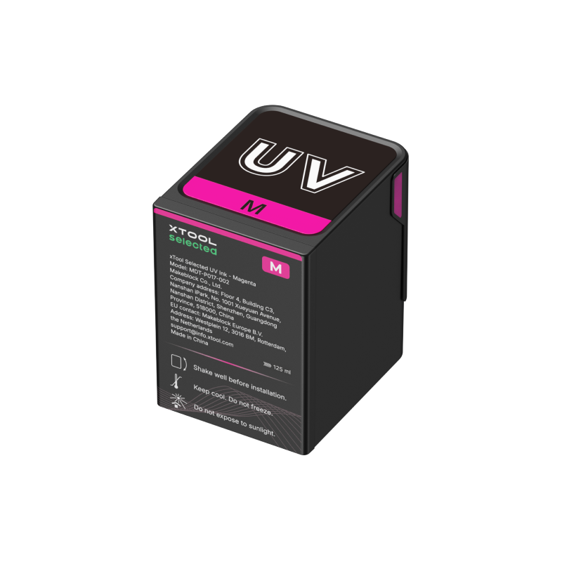 xTool Selected UV Ink Magenta 125ml - xTool O1 Omni Printer