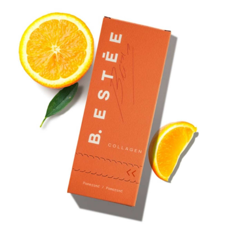 B. ESTĒE kolagen s kyselinou hyaluronovou 5774 mg se zinkem a biotinem - 30 sáčků - citrón/limetka