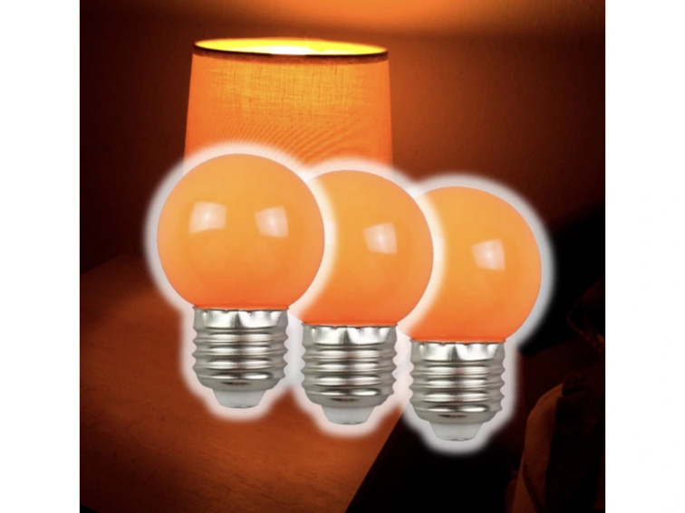 oranžové žárovky