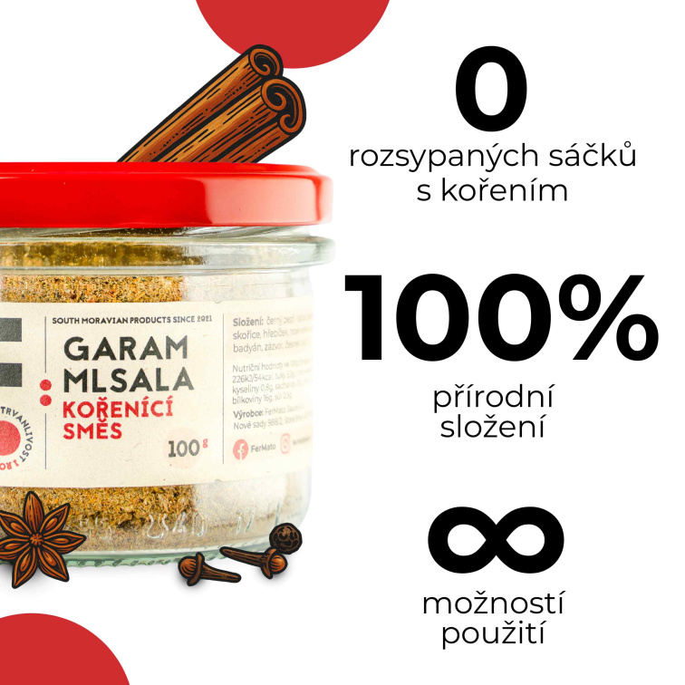 Garam Mlsala - Kořenící směs