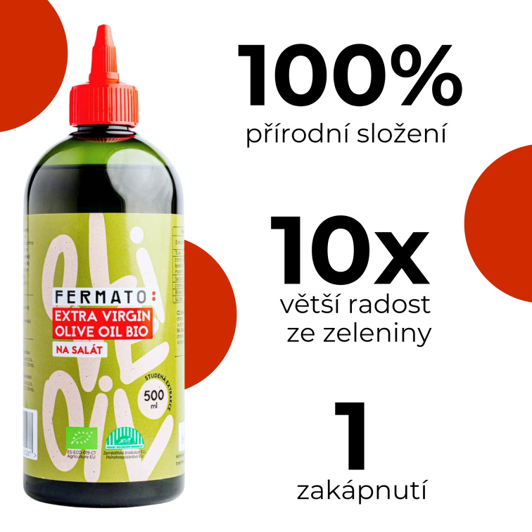 BIO olivový olej na salát 500 ml