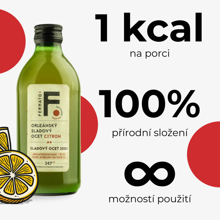 Orleánský sladový ocet - Citron