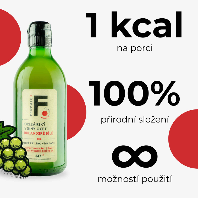 Orleánský vinný ocet - Rulandské bílé