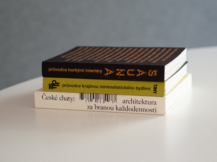 Tři knihy, které definovaly ARCHIZOOM BOOKS. Chaty, Sauna a Tiny House jako základní trilogie o současném životě.