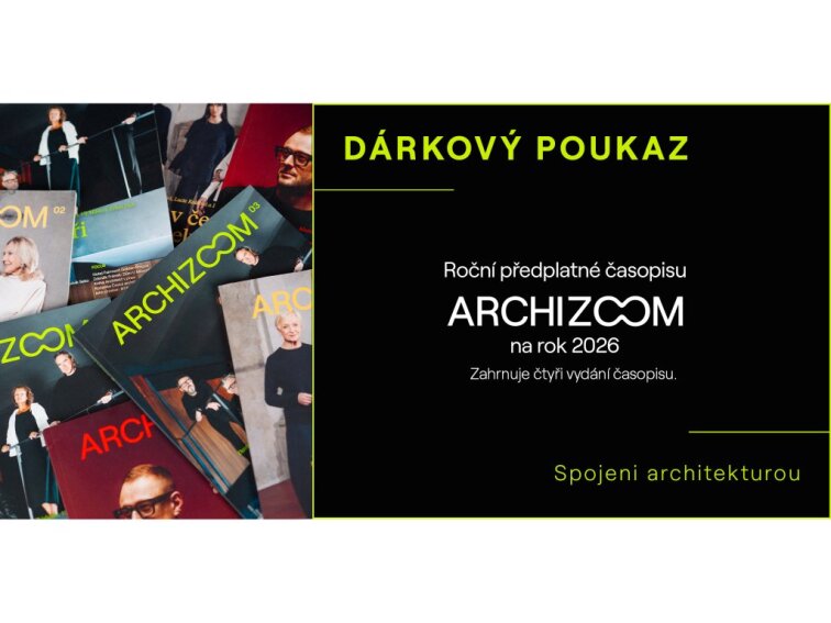 Roční předplatné časopisu ARCHIZOOM 2026 – dárkový poukaz