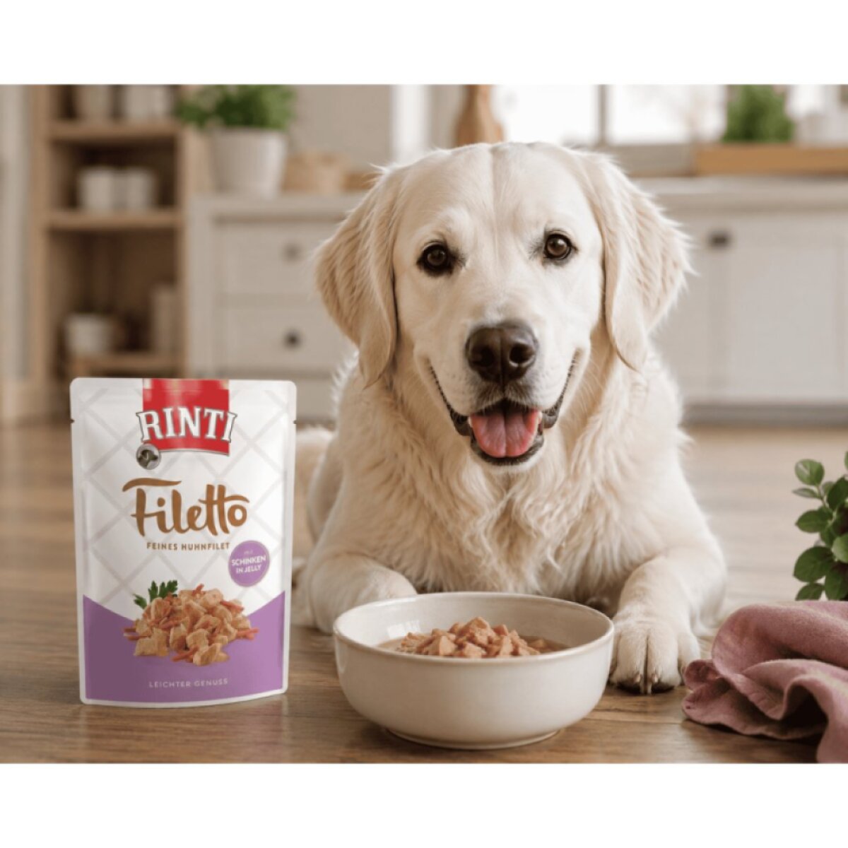 Rinti Filetto Adult kuře a šunka v želé 100 g