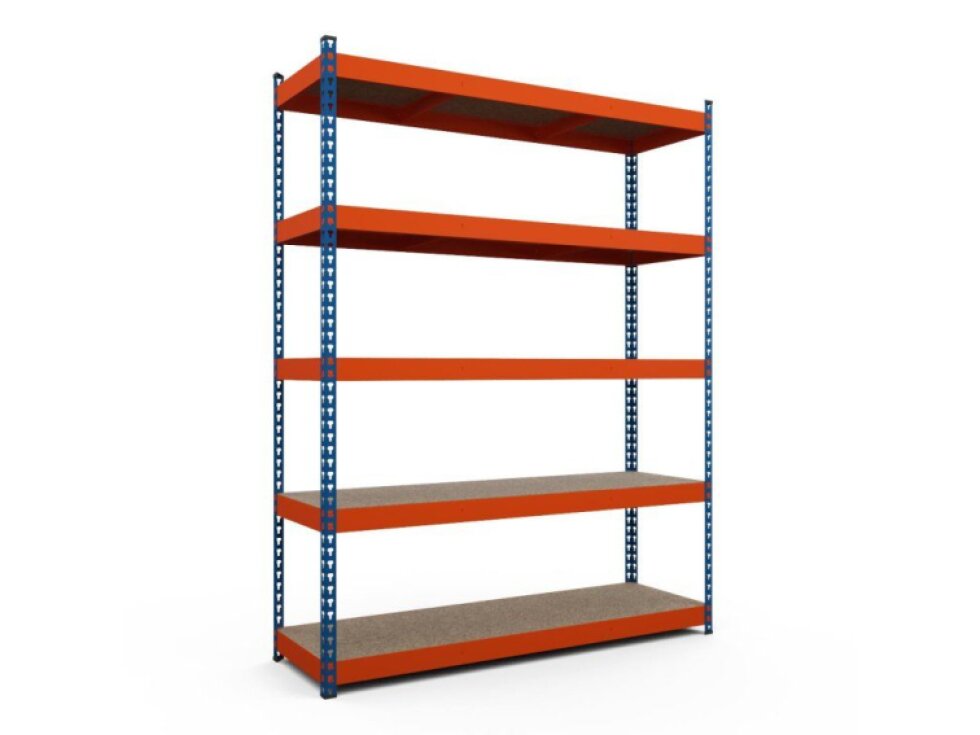 Kovový regál série TITAN 216x140x50 5 políc nosnosť 1500 kg