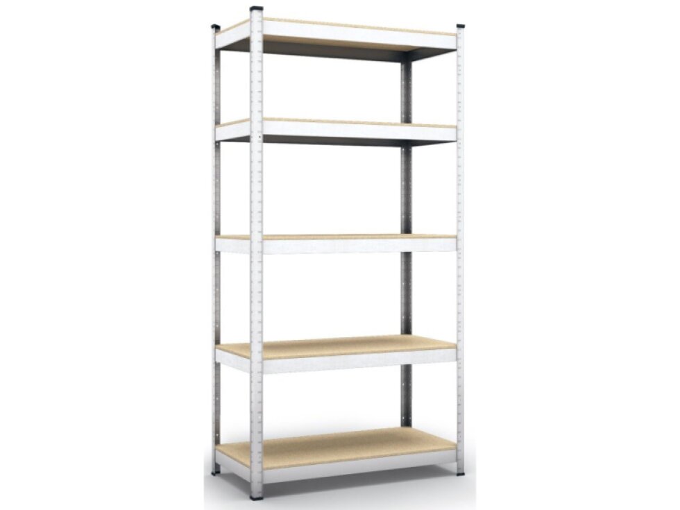 Akciový balíček 1+1 Kovový regál ECONOMY 150X70X30 5 políc - pozinkovaný
