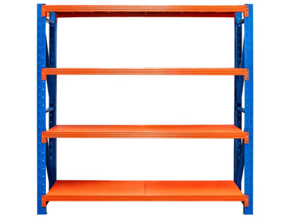 Celokovový regál MM 200x200x60 4 police