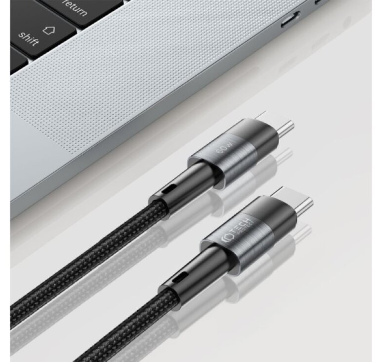 Kabel USB-C to USB-C - Tech-Protect, Ultraboost PD60W/3A Black 100cm