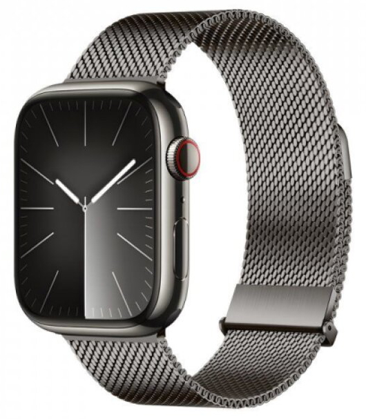 Řemínek na Apple Watch 38mm / 40mm / 41mm / 42mm - DuxDucis, Milanese Pro Graphite
