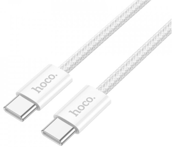 Kabel USB-C na USB-C - Hoco, X104 Source 60W/3A 200cm White