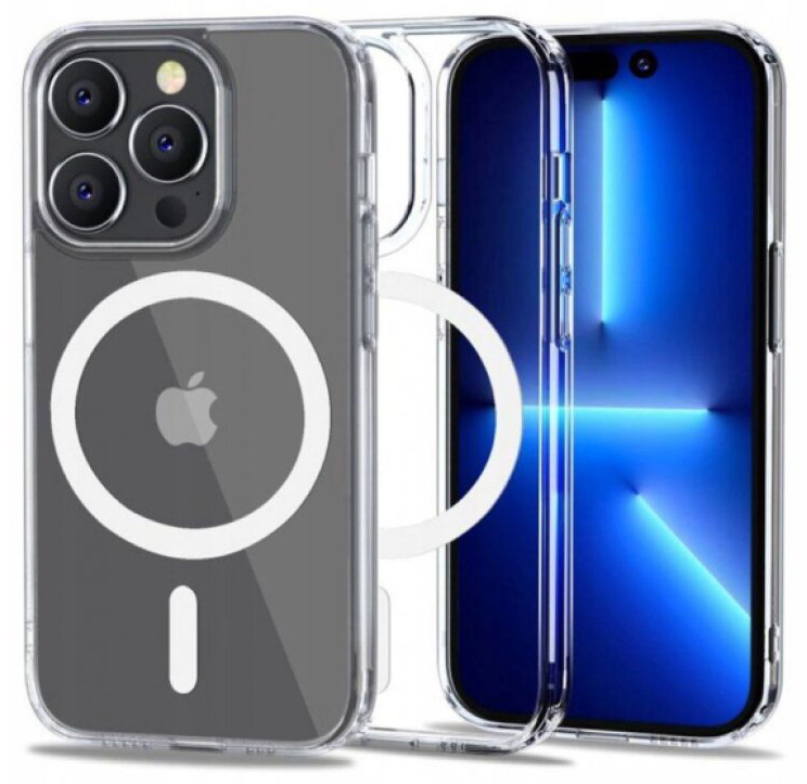Ochranný kryt pro iPhone 14 Pro - Tech-Protect, FlexAir Hybrid MagSafe Clear