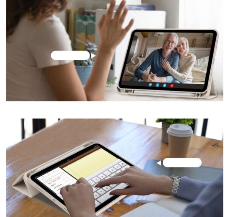 Pouzdro na iPad 11 (2025) / iPad 10.9 (2022) - Tech-Protect, SmartCase Pen Starlight