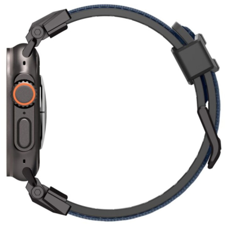 Řemínek pro Apple Watch 44mm / 45mm / 46mm / 49mm - Spigen, Durapro Armor Navy Blue