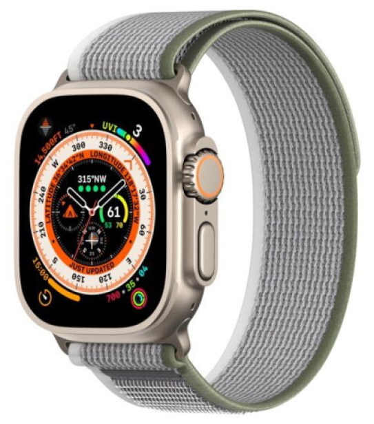 Řemínek na Apple Watch 38mm / 40mm / 41mm / 42mm - DuxDucis, YJ Green/Gray