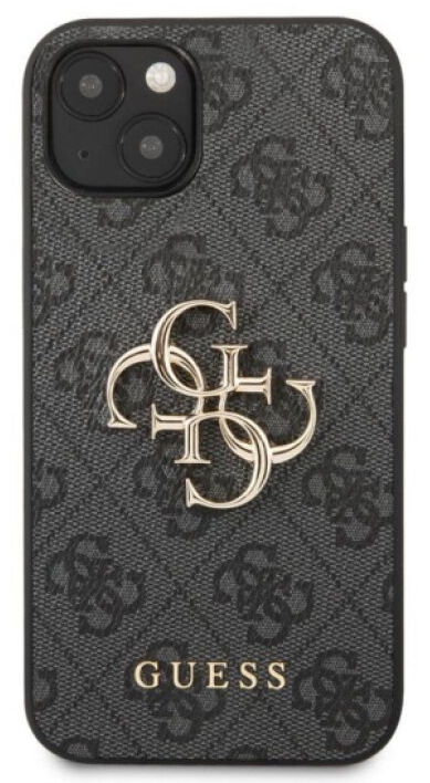 Ochranný kryt pro iPhone 13 - Guess, 4G Logo Back Gray