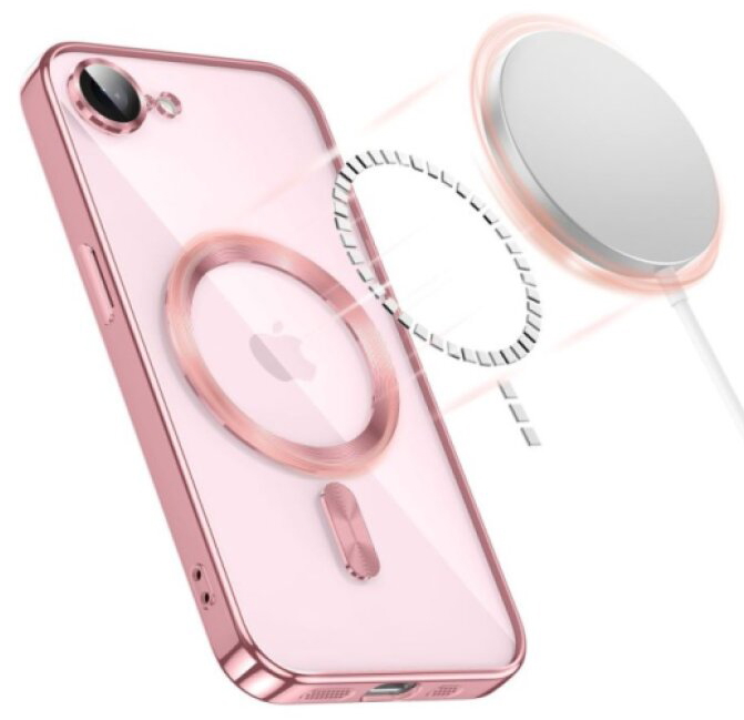 Ochranný kryt na iPhone 17e / 16e - Tech-Protect, Magflex MagSafe Rose Gold