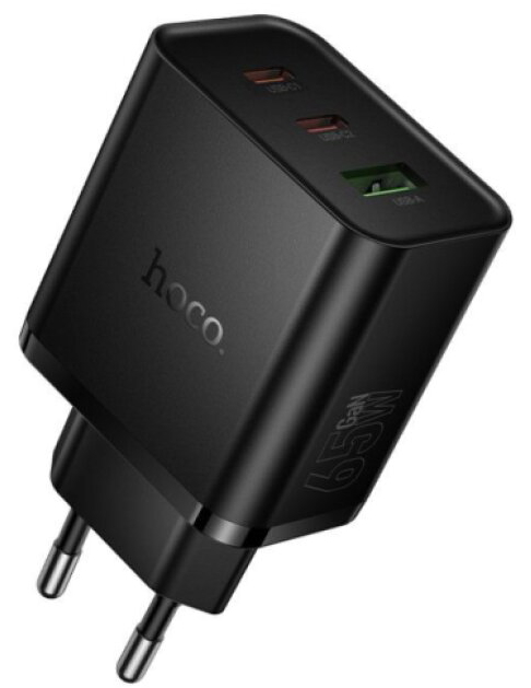 Rychlá nabíječka do sítě - Hoco, N75 Grande GaN 65W Black